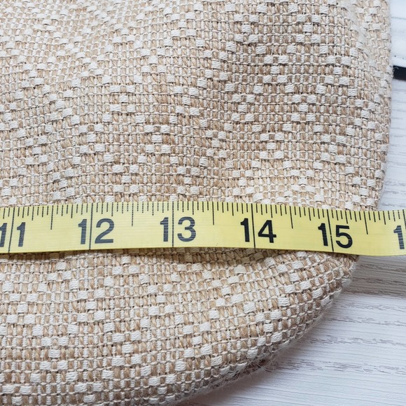 Toms Marina Drawstring Woven Hobo Bag Tan Cream - Picture 9 of 10